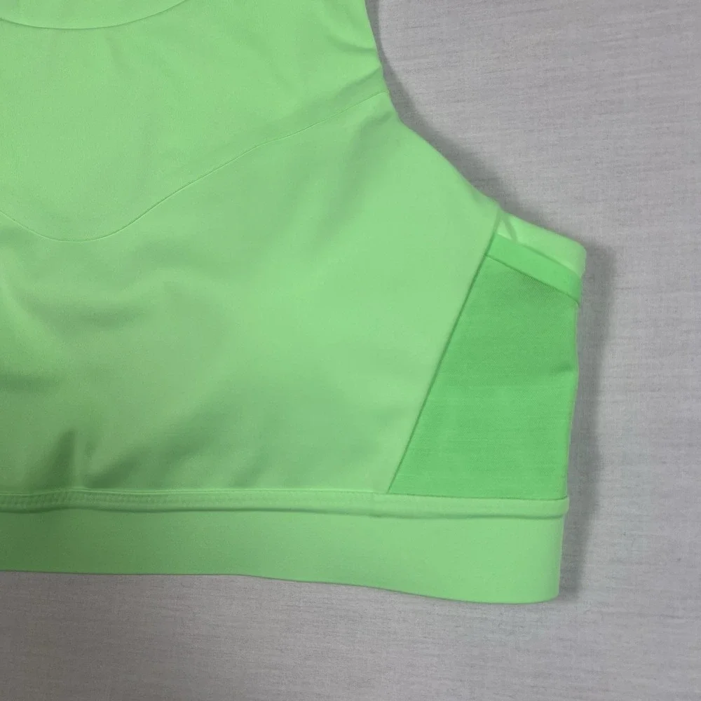 Brooks Sports Bra Women's‎ 40 C/D Drive 3 Pocket Run Green Athletic Breathable